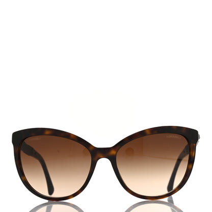 Chanel Crystal Baguette Cat Eye Bijou Sunglasses 5307-B Tortoise 2 of 8