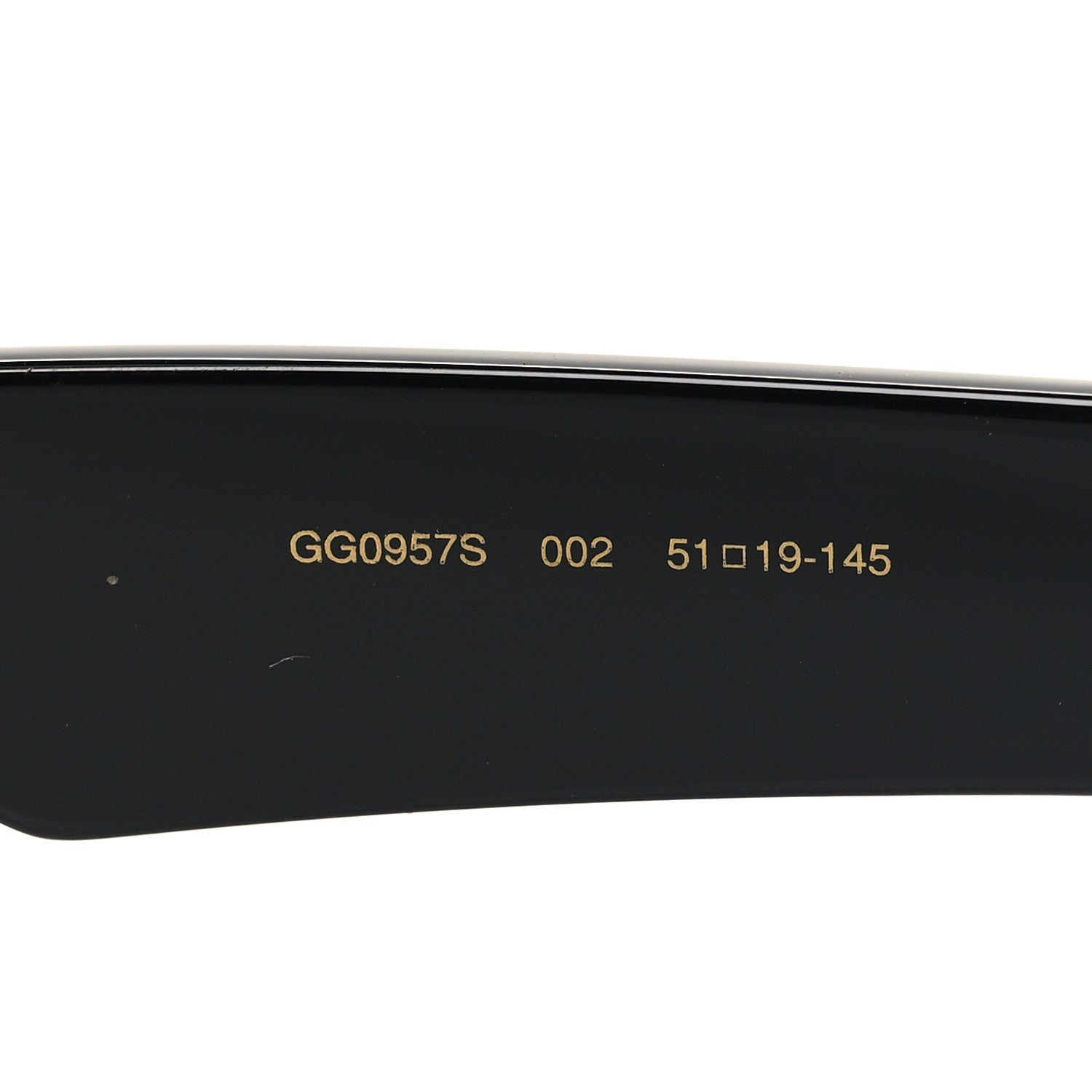 Gucci Acetate Square Frame Sunglasses GG0956S Black 6 of 8