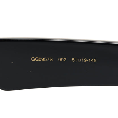 Gucci Acetate Square Frame Sunglasses GG0956S Black 6 of 8