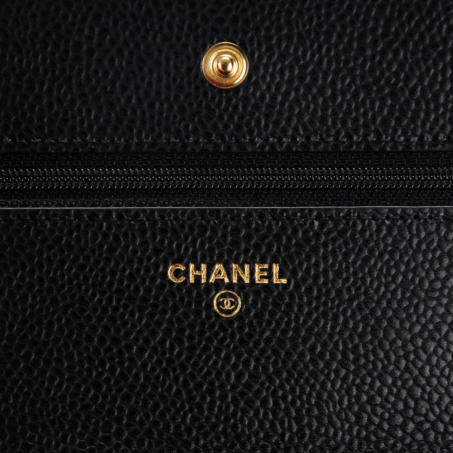 Chanel Caviar Quilted Wallet On Chain WOC Black 5 of 8