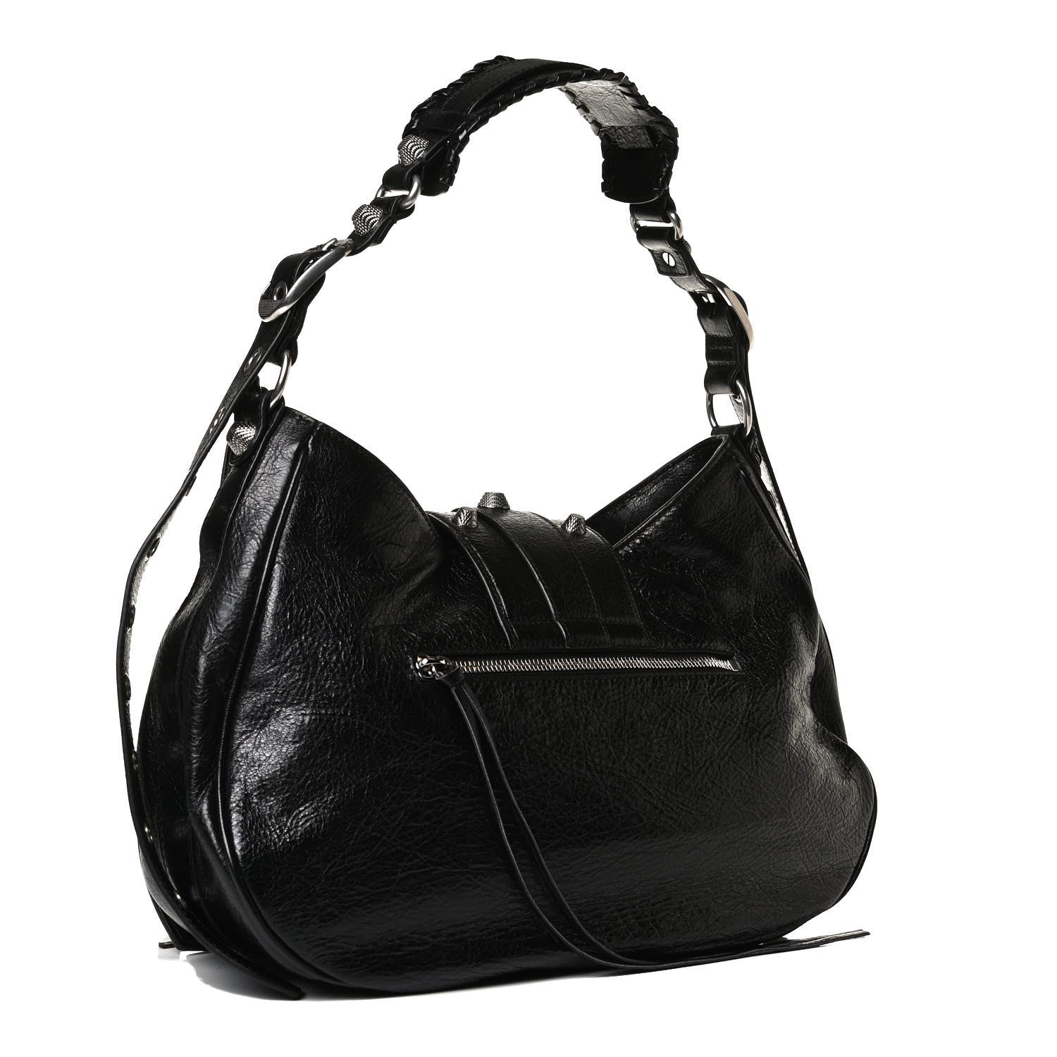 Balenciaga Agneau Arena Medium Le Cagole Shoulder Bag Black 3 of 14