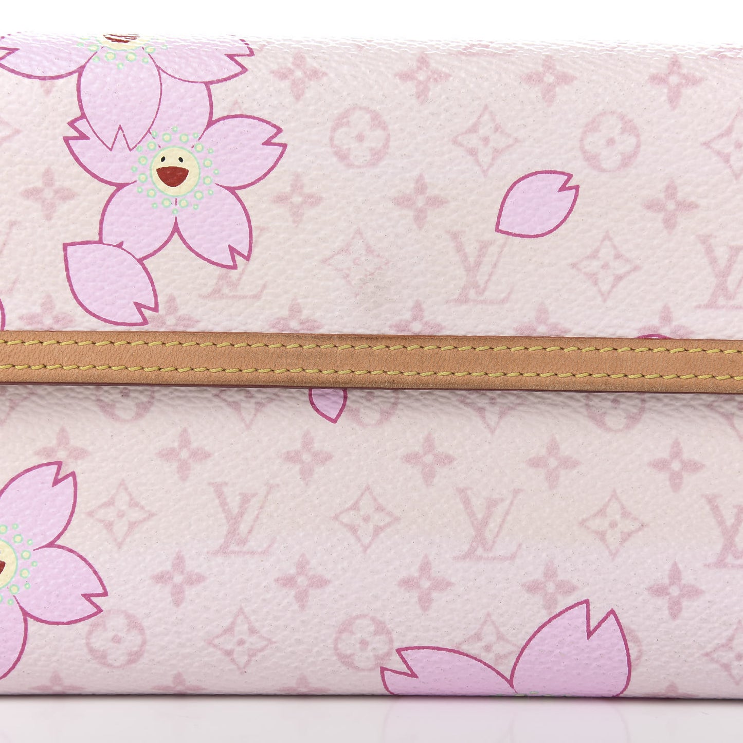 Monogram Cherry Blossom Porte Tresor International Wallet Pink