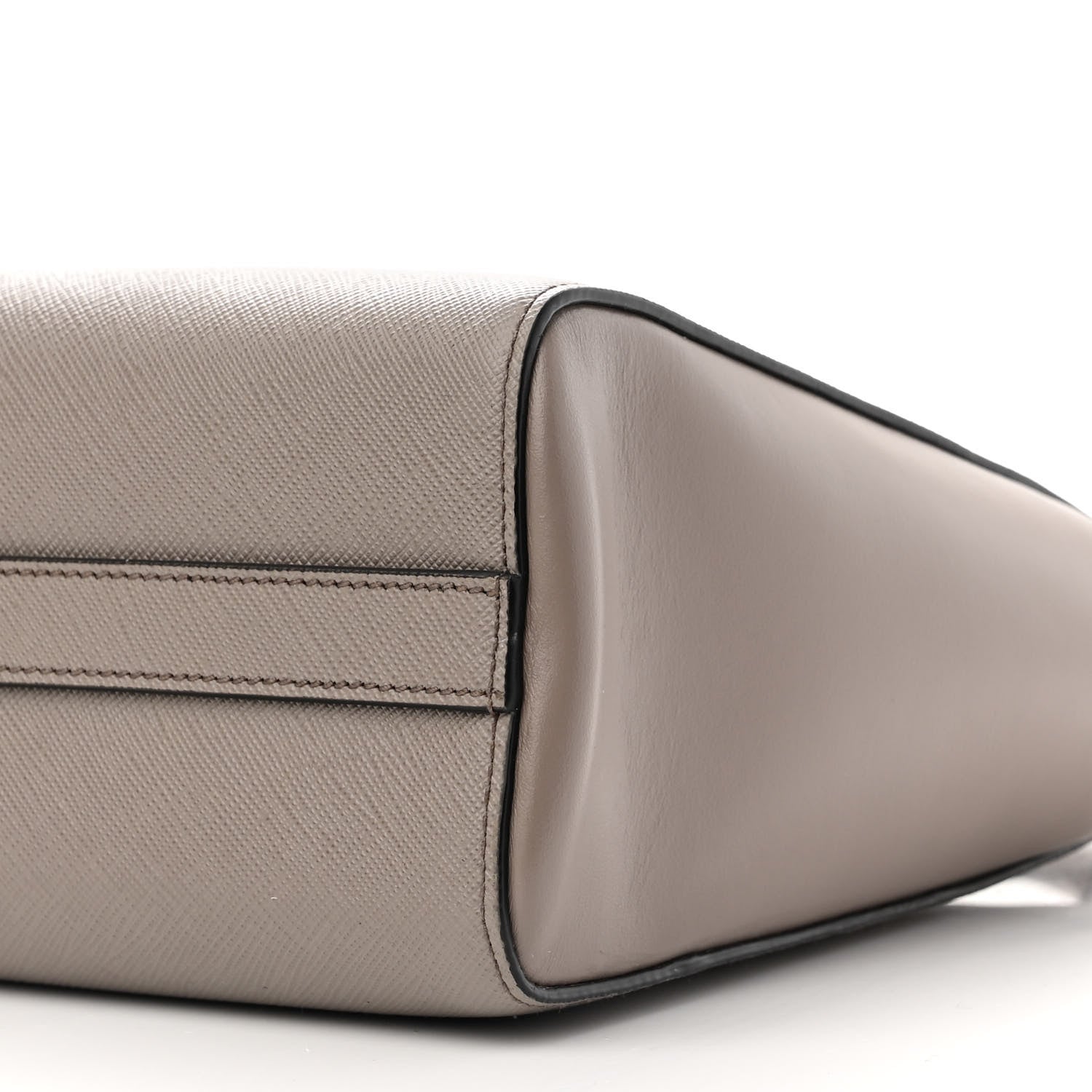 Prada Saffiano Soft Calfskin Small Zippered Tote Argilla 11 of 11