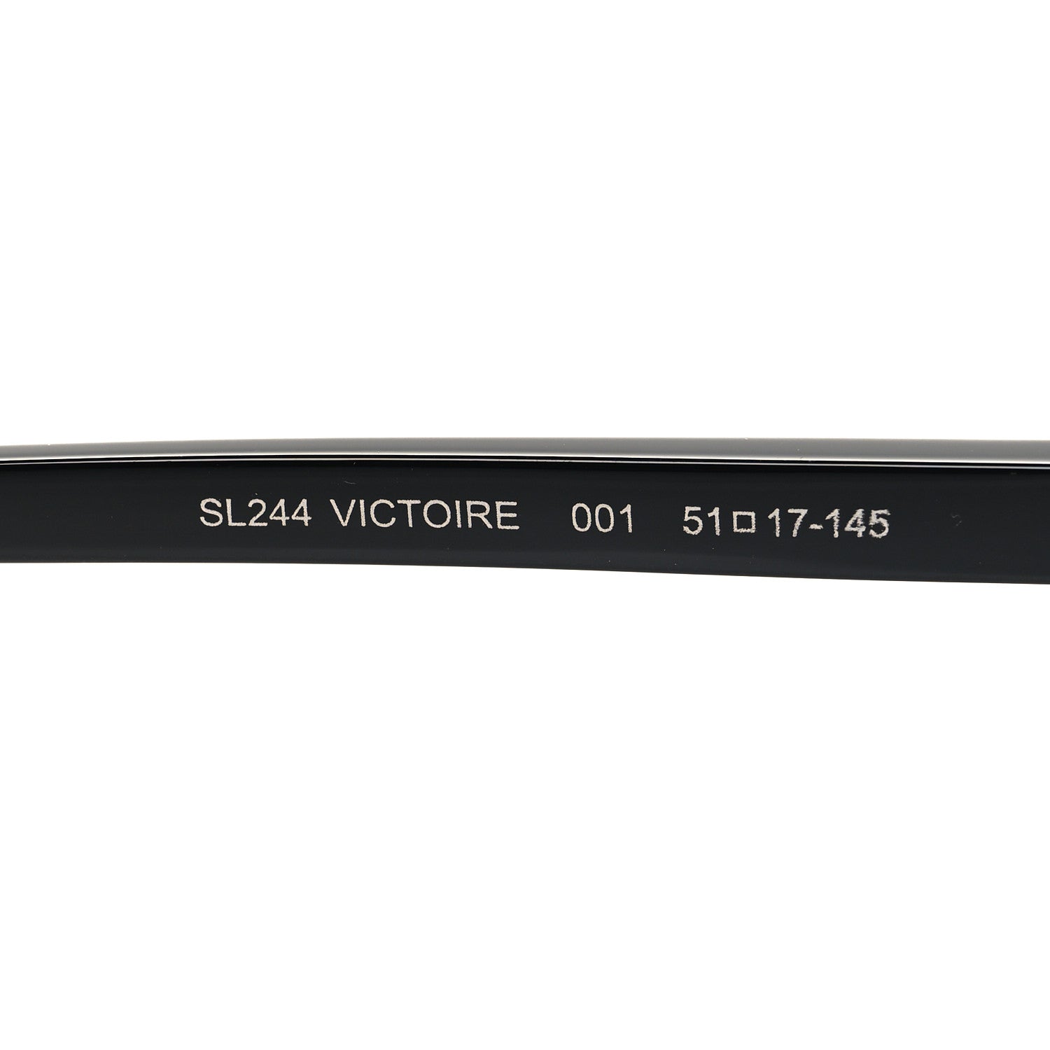Saint Laurent Acetate SL244 Victoire Cat Eye Sunglasses Black 7 of 8