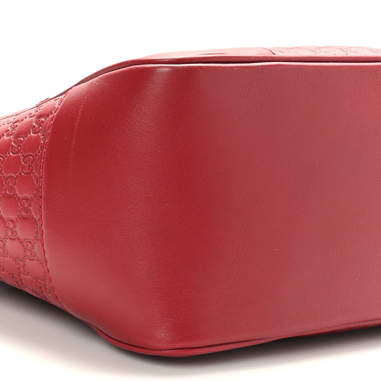 Microguccissima Small Bree Tote Red