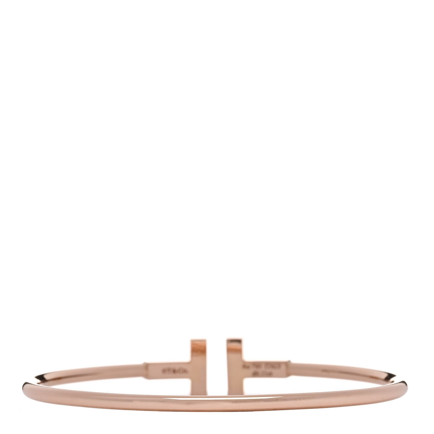 18K Rose Gold Diamond Mother of Pearl T Wire Bracelet