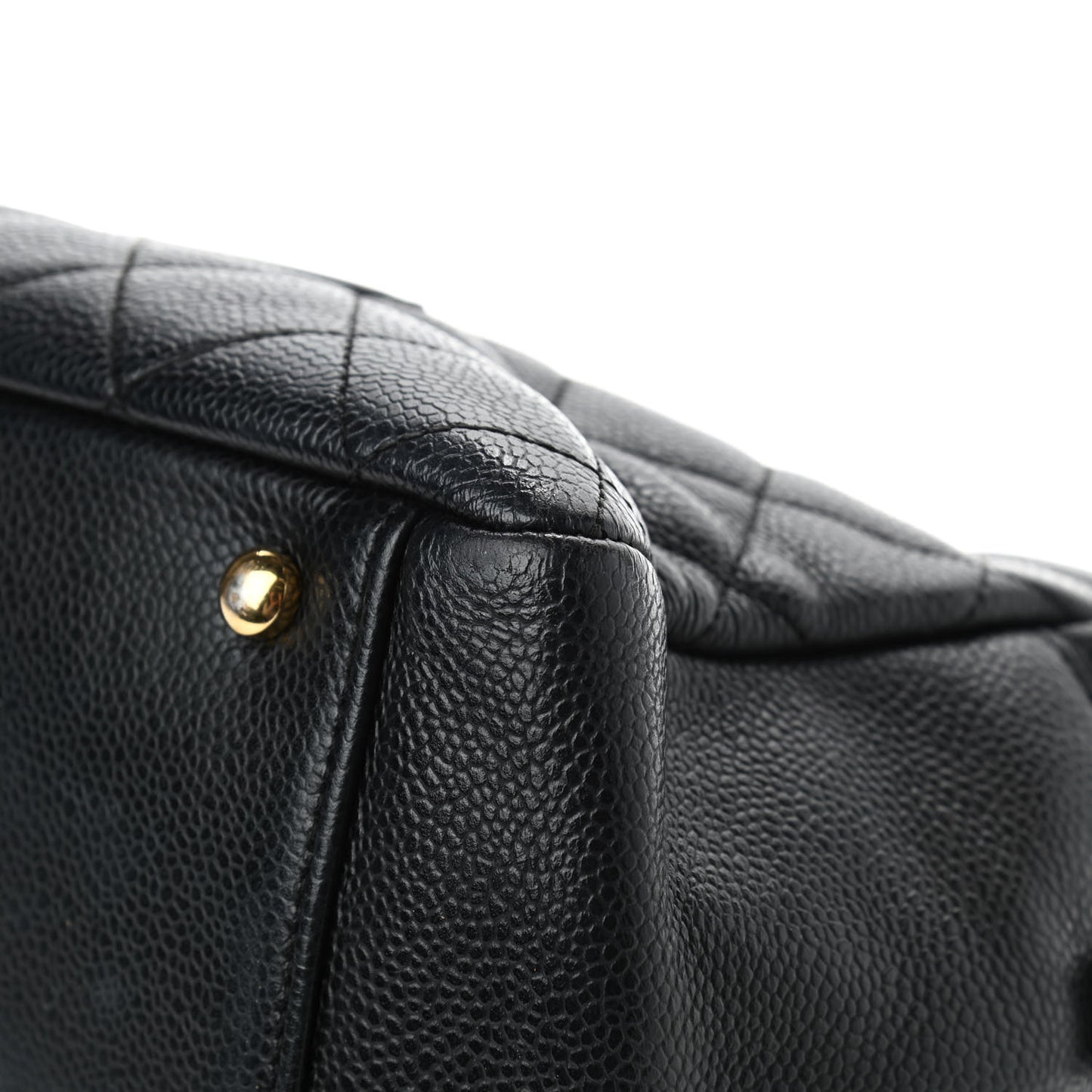 Caviar Quilted Petit Timeless Tote PTT Black