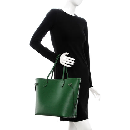 Louis Vuitton Epi Neverfull MM Menthe 2 of 18