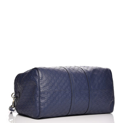 Gucci Guccissima Large Carry On Duffle Blue 5 of 10