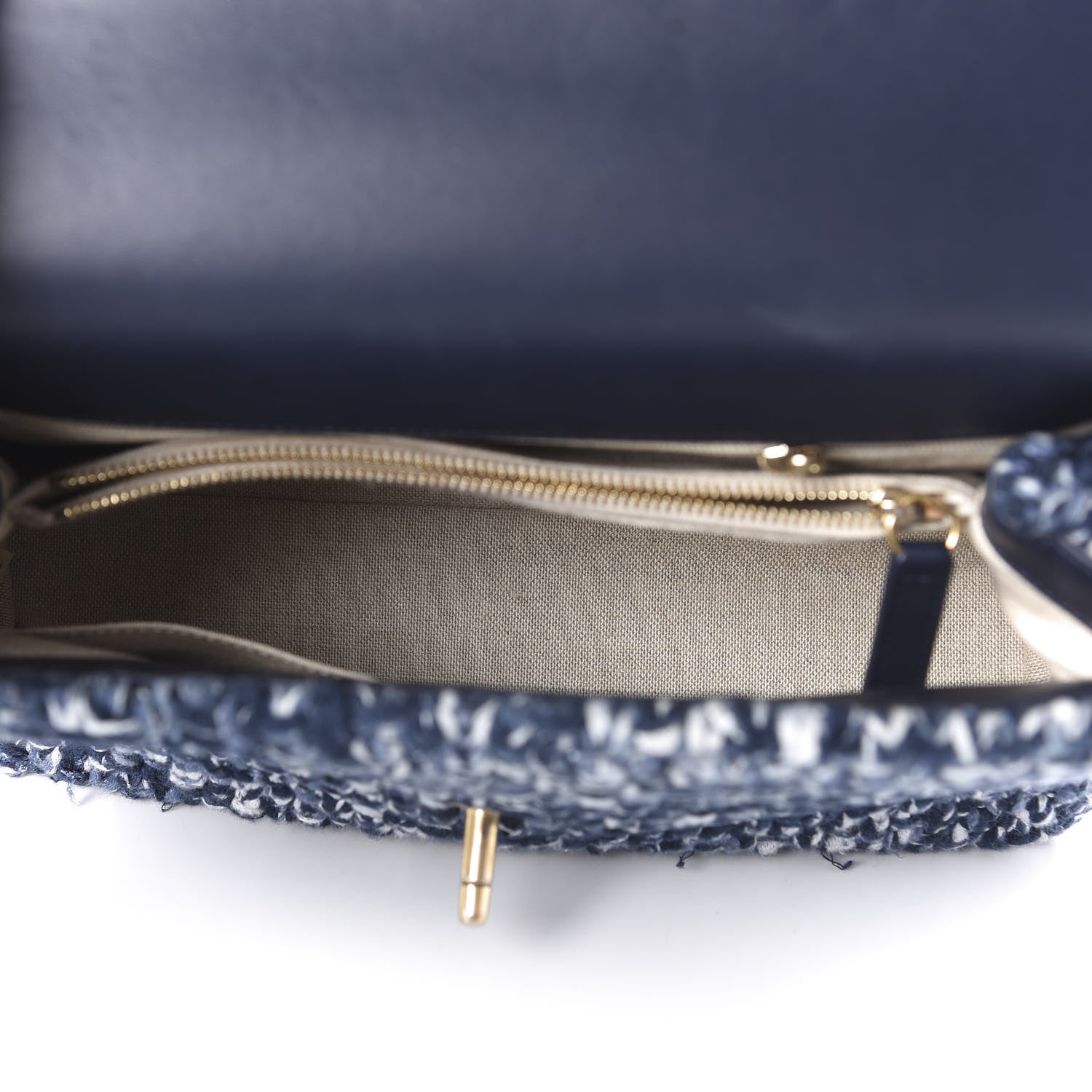 Chanel Crochet Small Coco Handle Flap Blue 5 of 11