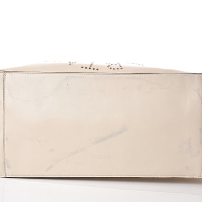 Stella McCartney Eco Alter Nappa East West Perforated Tote White 12 of 13