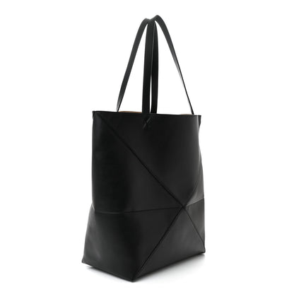 Loewe Shiny Calfskin Large Puzzle Fold Black 3 of 10