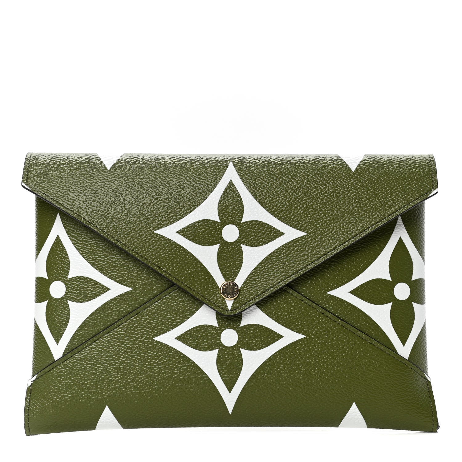 Louis Vuitton Monogram Giant Large Kirigami Pochette Kaki 1 of 4