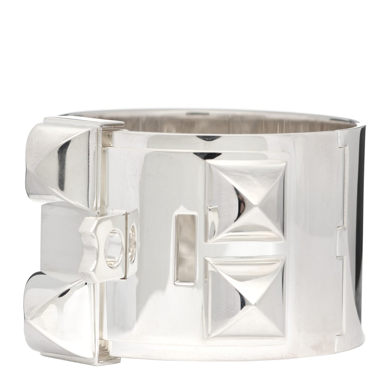 Hermes Sterling Silver Collier De Chien Bracelet ST 3 of 5