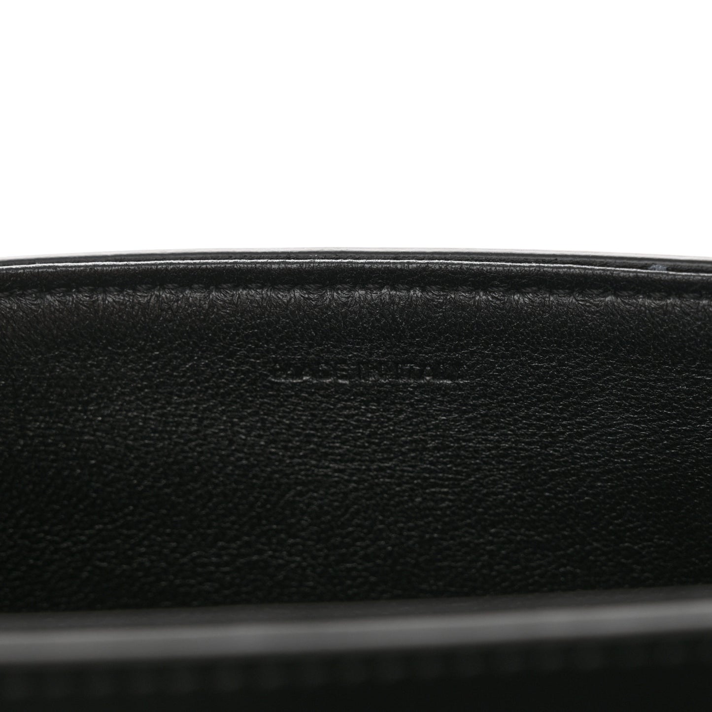 Satinated Calfskin Besace Small 16 Black