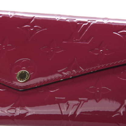 Louis Vuitton Vernis Sarah Wallet NM Rose Indien 8 of 8