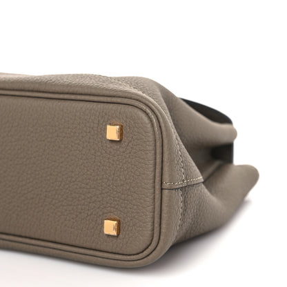 Moynat Taurillon Blush Calfskin Gabby BB Taupe 8 of 8