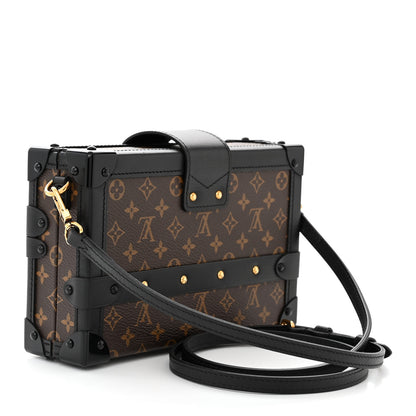 Louis Vuitton Monogram Petite Malle Black 3 of 13