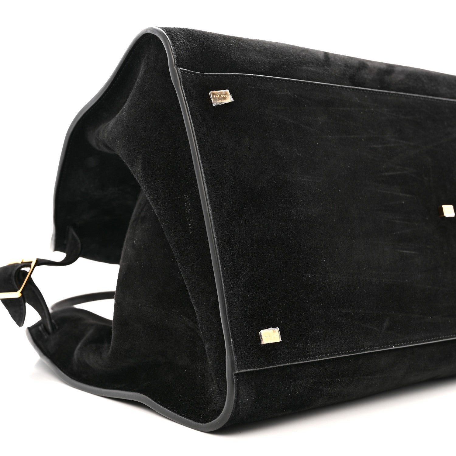 The Row Suede Soft Margaux 17 Black 8 of 10