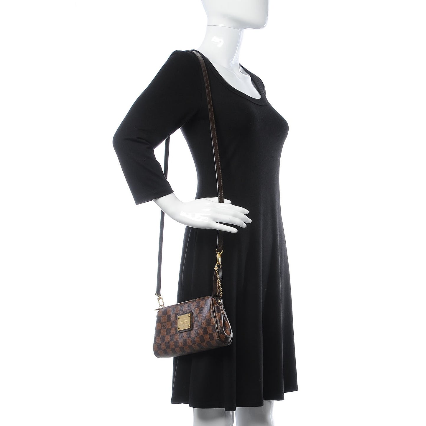 Damier Ebene Eva Clutch