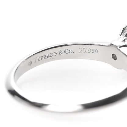 Tiffany Platinum Diamond .80ct Solitaire Engagement Ring 52 6 6 of 8