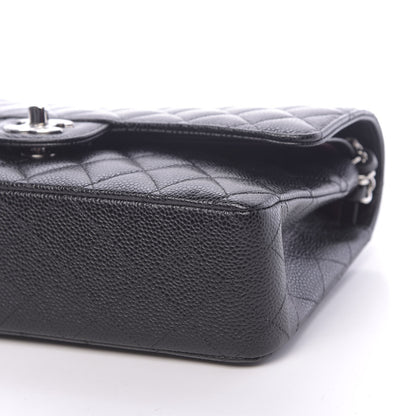 Chanel Caviar Quilted Medium Double Flap Black 9 of 10
