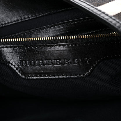 Burberry House Check Bridle Calfskin Medium Gosford Hobo Black 13 of 20
