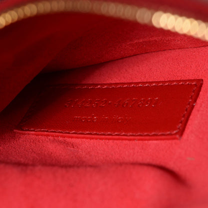 Saint Laurent Calfskin Suede Reversible East West Shopper Tote Rouge Orient 8 of 8