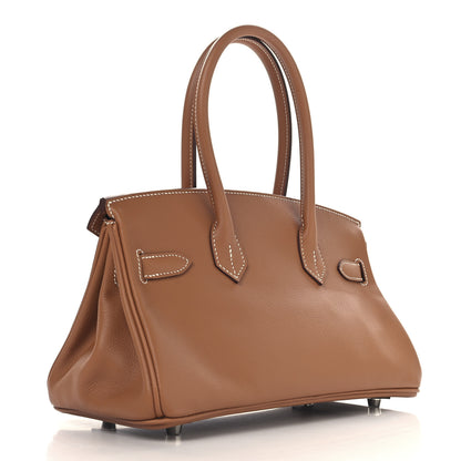 Hermes Evercolor Shoulder Birkin Light 29 Gold 3 of 13