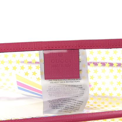 Gucci Vinyl Gucci Amour Stars Childrens Tote Multicolor Glass Bright Fuxia 5 of 8