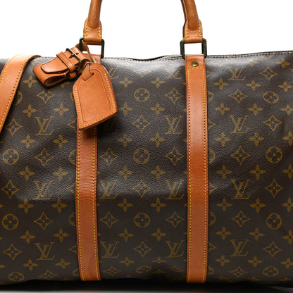 Louis Vuitton Monogram Keepall Bandouliere 50 10 of 19