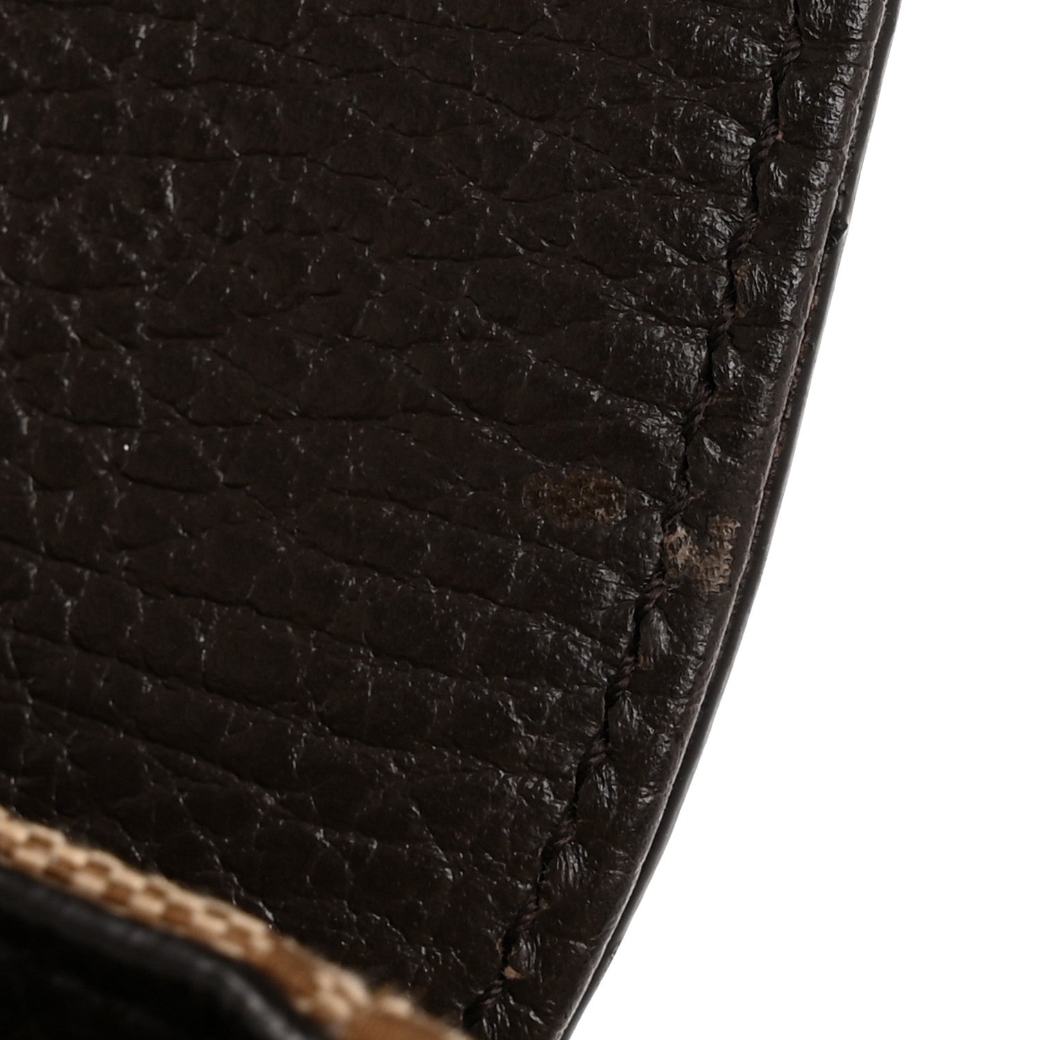 Gucci Monogram Flap Messenger Bag Beige Dark Brown 12 of 13
