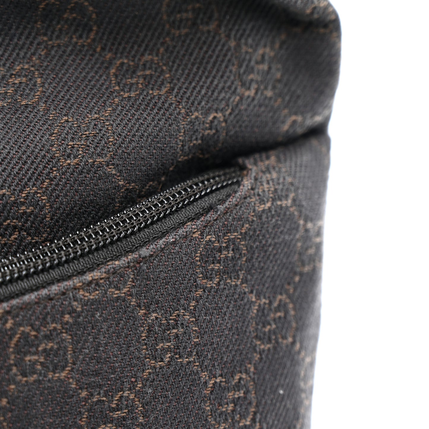 Denim Monogram Small Hobo Dark Brown