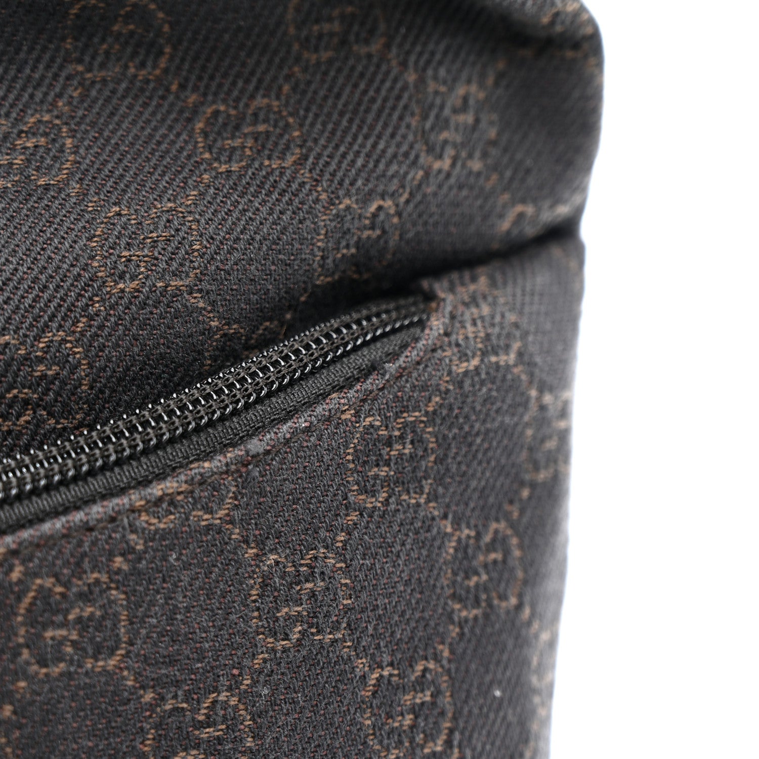 Gucci Denim Monogram Small Hobo Dark Brown 11 of 12
