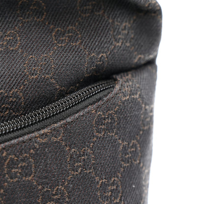 Gucci Denim Monogram Small Hobo Dark Brown 11 of 12