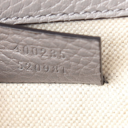 Gucci Dollar Calfskin Crystal Medium Dionysus Shoulder Bag Dusty Grey Black Diamond 7 of 10