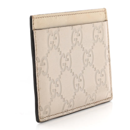 Gucci Guccissima Card Holder White 3 of 15