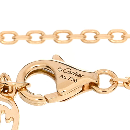 Cartier 18K Yellow Gold Diamond SM D'Amour Bracelet 3 of 4