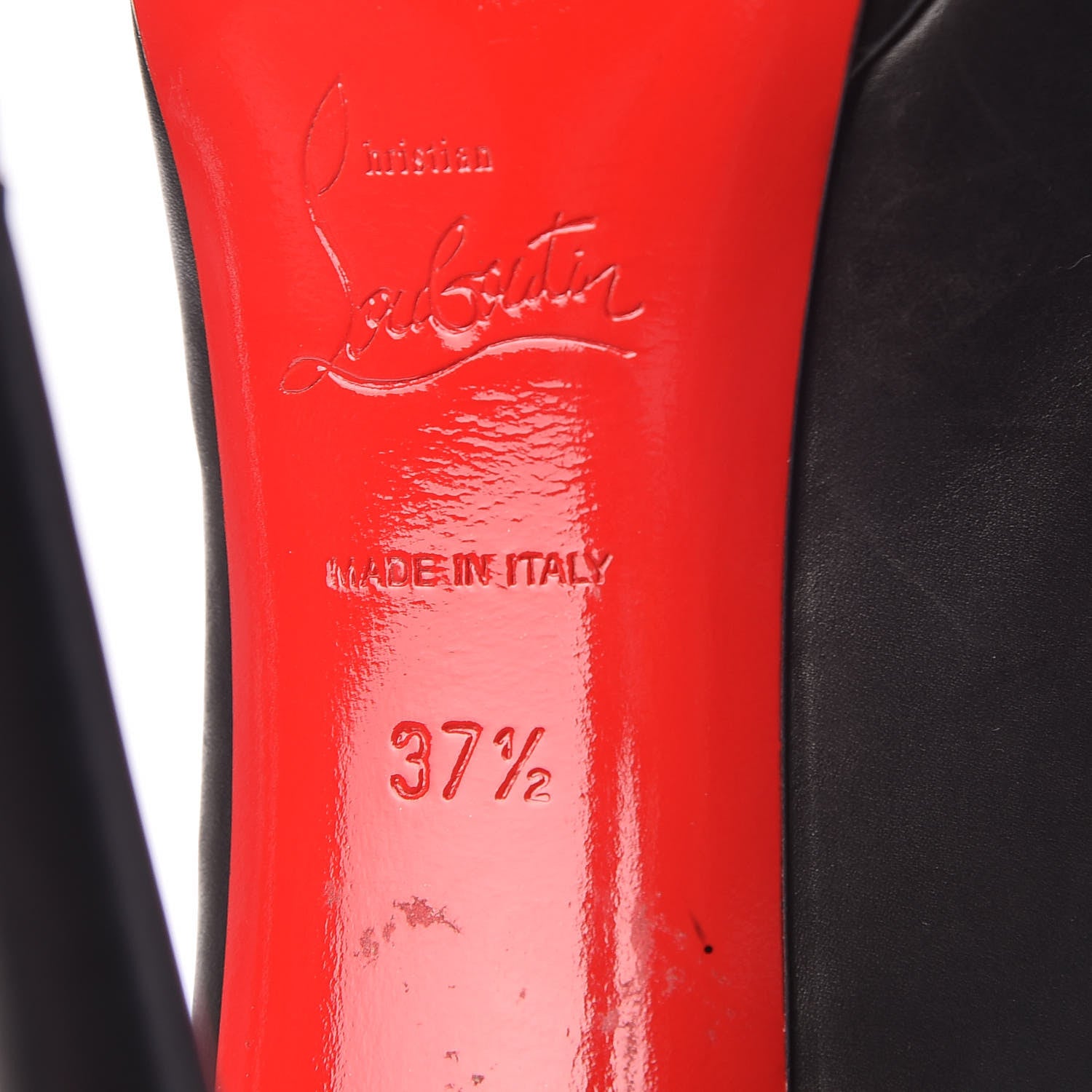 Christian Louboutin Calfskin Palais Royal 140 Pumps 37.5 Black 11 of 13