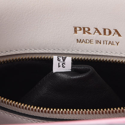Prada Saffiano Calfskin Bibliotheque Top Handle White Begonia 8 of 8