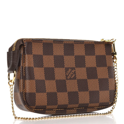 Louis Vuitton Damier Ebene Mini Pochette Accessories 3 of 8