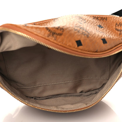 MCM Visetos Medium Fusten Belt Bag Cognac 5 of 9