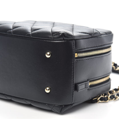 Chanel Lambskin Quilted Small Trendy CC Bowling Bag Black 10 of 11