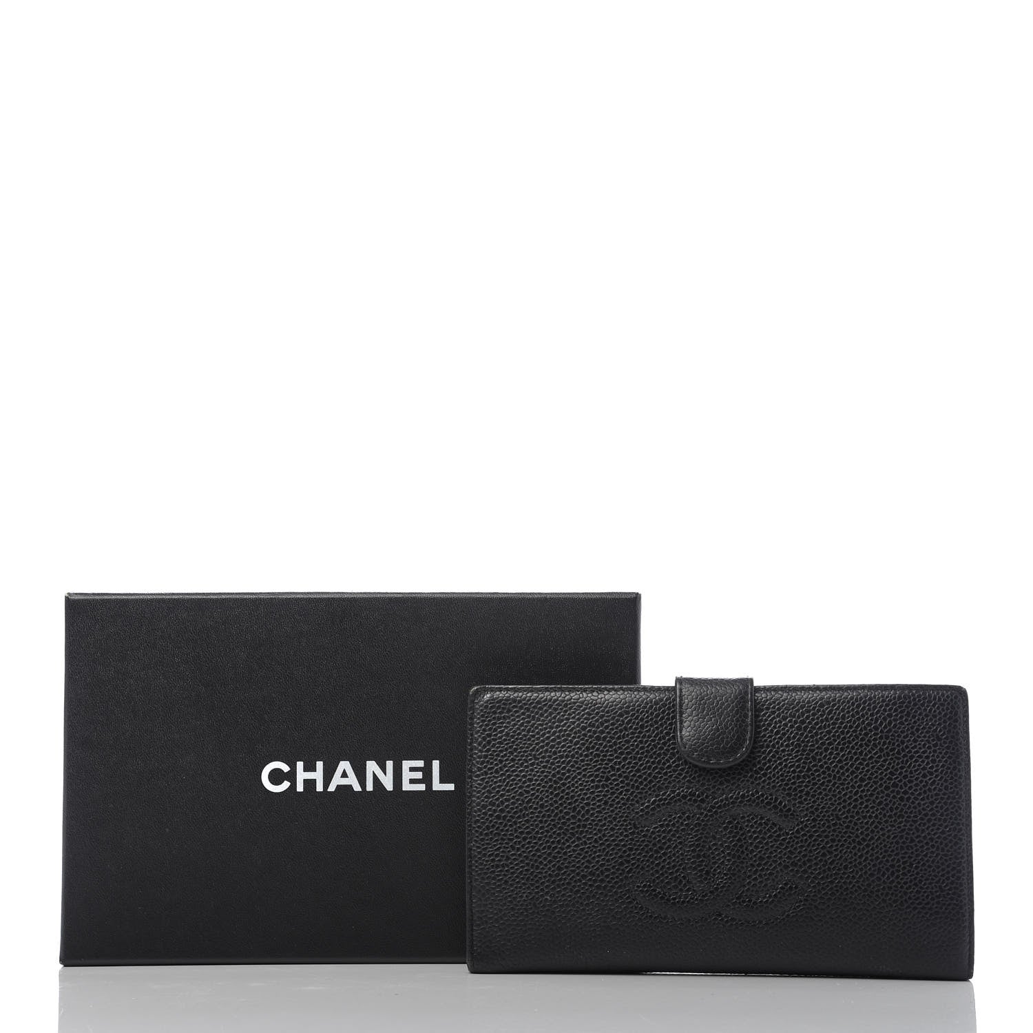 Chanel Caviar Timeless CC French Wallet Black 10 of 12