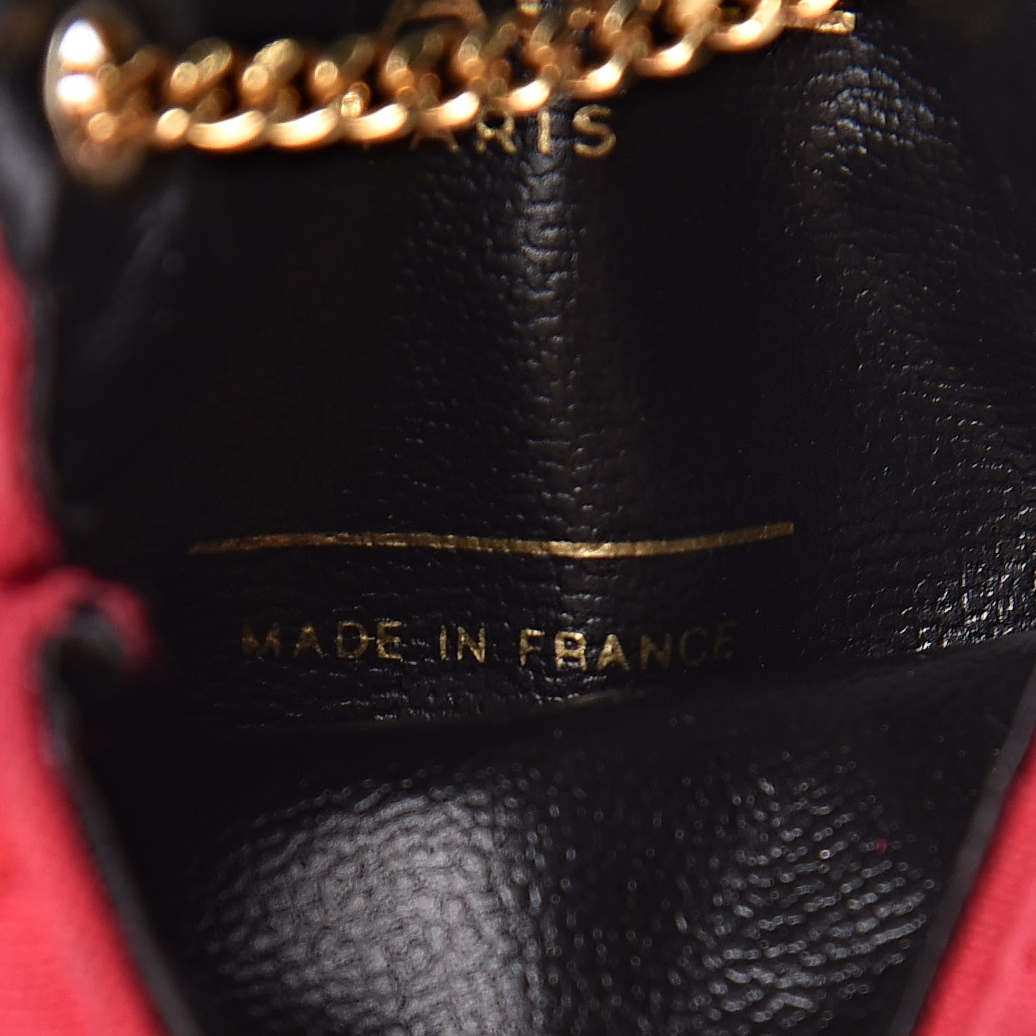 Chanel Knit Quilted Pouch Necklace Red 11 of 20