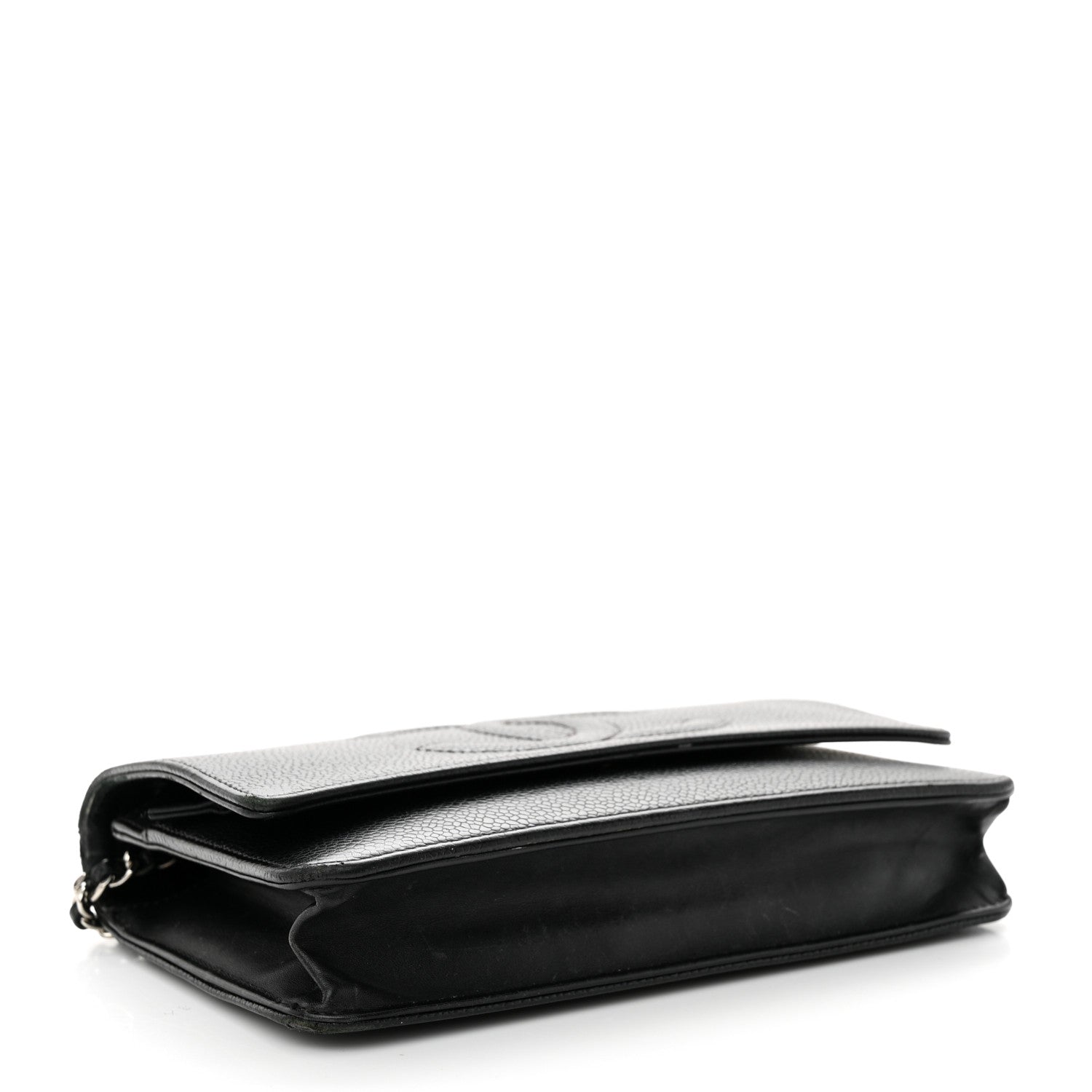 Chanel Caviar Timeless CC Wallet on Chain WOC Black 4 of 16