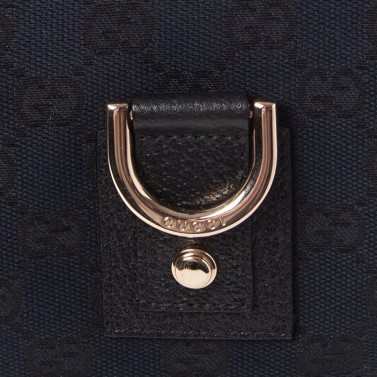 Monogram Medium Abbey D Ring Hobo Black