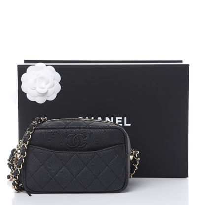 Chanel Caviar Quilted Mini Coco Tassel Camera Case Black 10 of 10