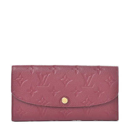 Louis Vuitton Empreinte Emilie Wallet Raisin 1 of 7