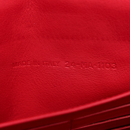 Christian Dior Patent Cannage New Lock Pouch Red 7 of 14
